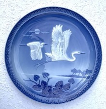 Hutschenreuther Jahresteller  1981 Porzellan Wandteller