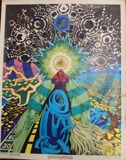 SAGITTARIUS 1967 FUNKY FEATURES Poster Robert McLay Schwarzlichtposter