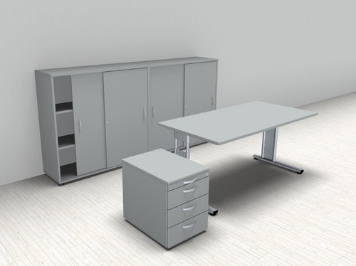 Büromöbel set komplettbüro - büromöbel,