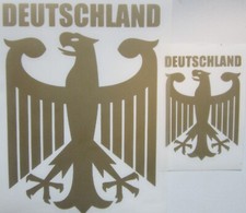 Aufkleber "Bundesadler", Sticker, Autoaufkleber, Wappen (GOLD) #2