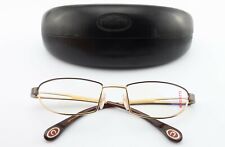 BUGATTI Brille Odotype 477 000 B L 53[]19 Luxury Eyeglasses Gold Brown +Case 