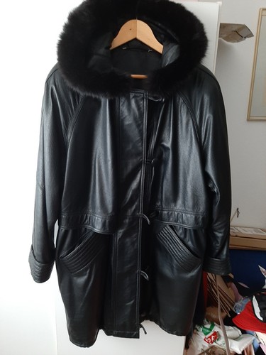 Lederjacke halblang mit