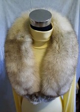 Silberfuchs echt Pelzkragen