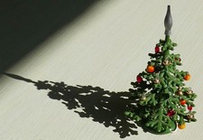 Weihnachtsbaum beleuchtet und