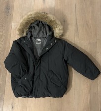 Zara, Daunenjacke, Dunkelgrau, 120cm