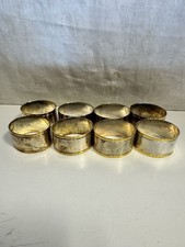 8 Ovale Serviettenringe