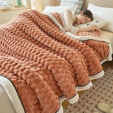 Fleece Flanell Throws Warm Dicke Decken für Betten Decke Kuscheldecken Winter