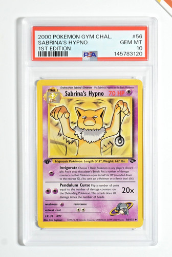 Pokemon psa sabrina hypno - psa, sabrina's