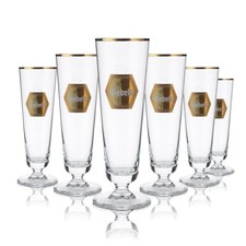 6x Diebels Bierglas 0,2l