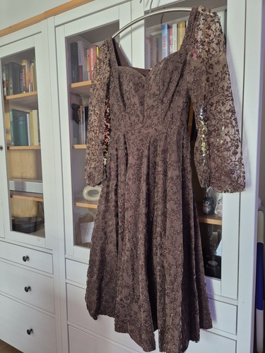 Elegantes glitzer abendkleid - elegantes, glitzer-abendkleid