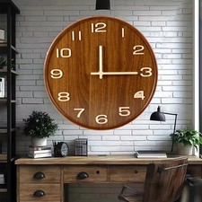 Wanduhr 30cm rund modern