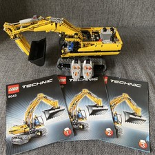 LEGO Technic 8043 Motorisierter Raupenbagger mit Bauanleitungen