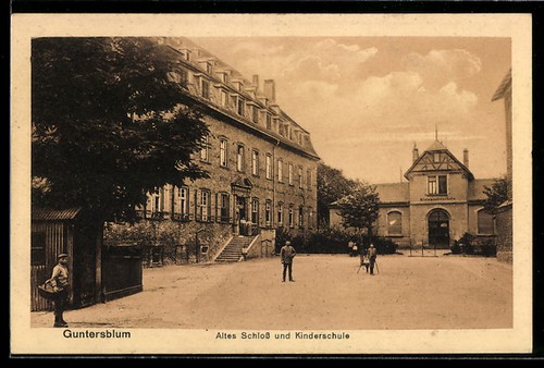 Ansichtskarte guntersblum - ansichtskarte,