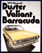 Prospekt brochure 1972 Plymouth Duster Valiant  Barracuda (USA)    