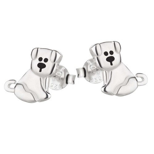 Ohrringe hund 925 - hund, silber