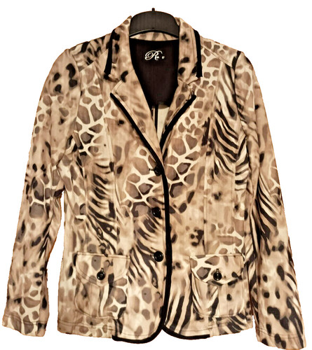 Jersey blazer animalprint - jersey-blazer,,