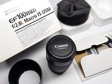 Canon EF 100mm f/2.8L Macro IS USM Objektiv F2.8 +++ NEUWERTIG BOXED SET + TADELLOS +++