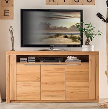 Massivholz TV-Kommode 3türig