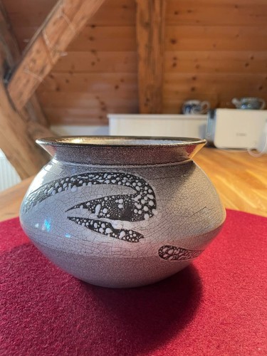 Signierte studiokeramik vase - signierte, studiokeramik-vase