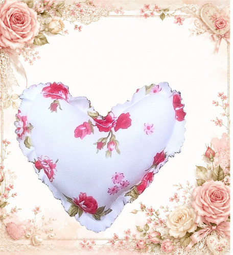 Romantik stoffherz handgemacht - romantik,