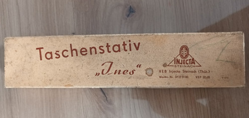 Altes ddr taschenstativ ines - ddr,