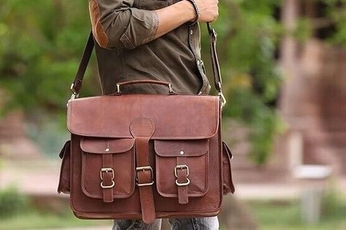 Tasche ziegenleder herren - ziegenleder, 17