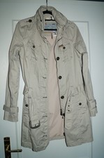 Cooler Mantel Trenchcoat Cargo " KHUJO " Boston beige Größe XL (40/42) NEUWERTIG