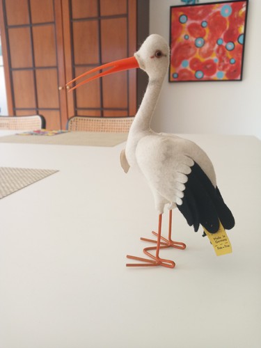 Steiff sammlerstück storch - steiff,