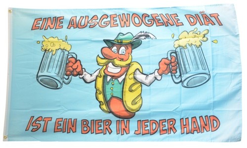 Fahne bier ist eine - ist,
