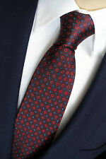 NEU - J. PLOENES Herren Business Krawatte - bordeauxrot gemustert - 100% Seide !
