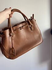 NEU Ralph Lauren leder Tasche braun H 28 B 39 T 13 Groß