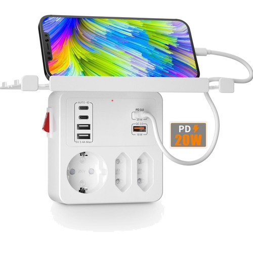 Steckdosenleiste mit usb - mit,