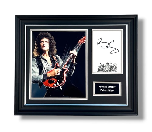 Brian may signed photo - brian,