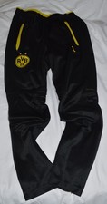 Trainingshose von Borussia Dortmund, Größe 164, von Puma, Schwarz / Gelb
