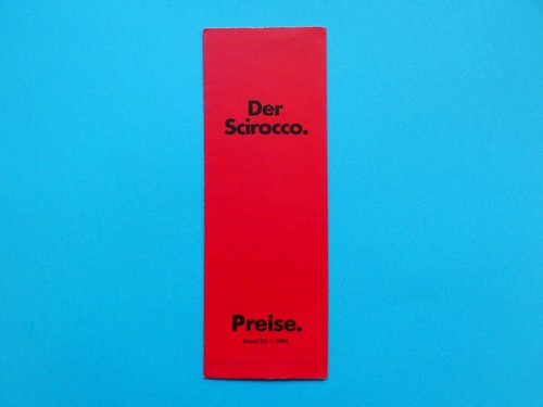 Prospekt preisliste vw - -,