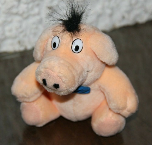 Gelbes plüsch schwein dimo - schwein,