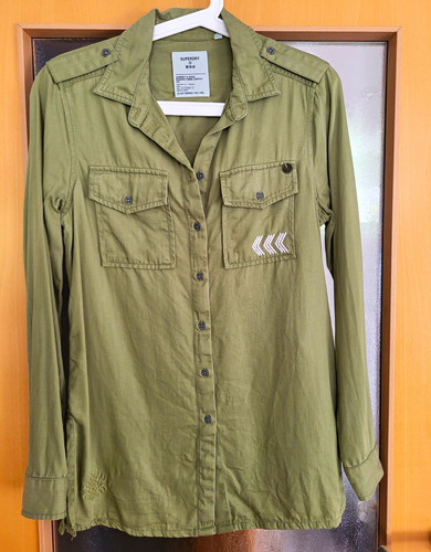 Superdry damen hemd grün - superdry,