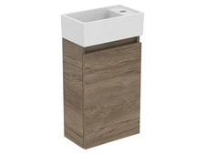 Badezimmerschrank mit Waschbecken Eurovit +, 36 cm, Hahnloch: rechts - A