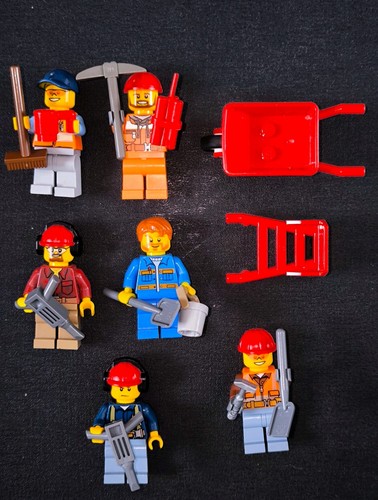 Lego minifiguren bauarbeiter - lego,