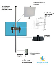 TV Säule,TV-Stange,TV Standfuß drehbar, TV-Bett, TV Raumteiler bis 65 Zoll