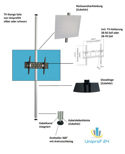 Säule stange tv - tv, säule,tv-stange,tv