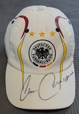 Autogramm Franz Beckenbauer auf DFB WM Kappe 2006