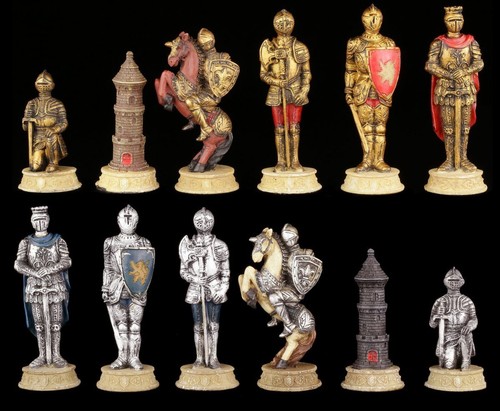Schachfiguren set ritter - set,