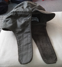 Schöne Bundeswehr Kosakenmütze, Baumwolle, gefüttert, grün, 63 cm, Klettverschlu