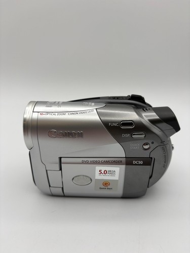 Canon dc50 mini dvd 0mp - dvd, 5.0mp