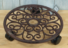 Pflanzenroller Gusseisen Untersetzer mit Rollen Pflanzroller Pflanzentrolley