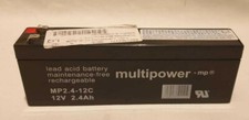 Multipower MP2,4-12C / 12V 2,4Ah Blei Akku AGM Zyklentyp