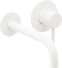 Herzbach Design Wasserhahn Weiß Deep White 210 mm Waschtisch-Batterie matt 21 cm