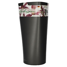 Lechuza Delta 40 anthrazit metallic, AIO Komplettset Pflanzgefäß, Blumentopf