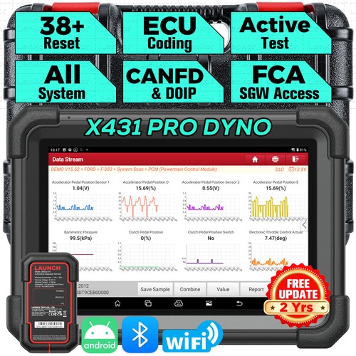 Launch x431 pro dyno - v,